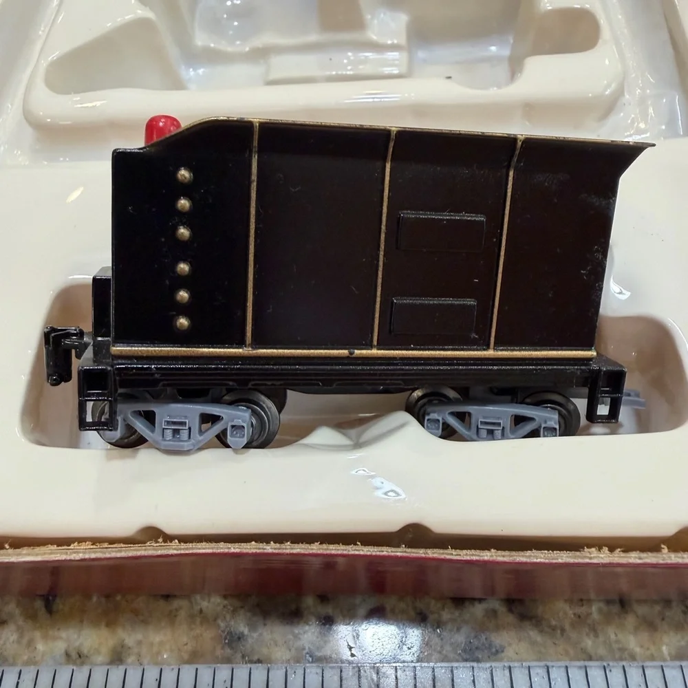 Restoration Hardware Red and Black Classic Holiday Train Box
